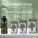 Buy 3-in-1 Black Hair Dye Shampoo | Instant Gray Hair Coverage | Long-Lasting Color Kit for Men & Women | Ginger Plant Extracts | Fast International Shipping - Buy Online on GoSupps.com