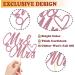 Sotpot 1 Pack Mr Mrs Cake Topper Pink Glitter Love Mr Mrs Cake Pick Wedding Party Decorations Bridal Shower Wedding Cupcake Decoration Party Supplies Pink - Wedding Cake Topper - Buy Online on GoSupps.com