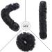 SEGO Long Hairpiece Hair Tie Extensions - Real Hair Messy Bun Updo Voluminous Wavy Hair Extension (32G) - Black#1 - Buy Online on GoSupps.com