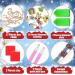 21 Pcs DIY Diamond Key Chain Ornaments - Cute Style | 5D Rhinestone Pendant Decor Kit for Kids | Christmas Diamond Art Key Ring - Buy Online on GoSupps.com