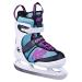 K2 Girls Juno Ice Skates L (EU: 35-40 / UK: 3-7 / US: 4-8) white - light blue
