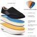 Youyun Diabetic Shoes for Men X-Wide Width | Adjustable Velcro Closure | Lightweight & Non-Slip Walking Shoes | Edema & Swollen Feet Relief | 10.5 Wide Black - Buy Online on GoSupps.com