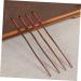 FUNOMOCYA 1 Pair Creative Bamboo Home Restaurant Head Chopsticks Kitchen Wire Pointed for Copper - Buy Online on GoSupps.com