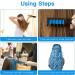 10 Pcs Hair Chalk Comb for Kids Girls - Washable & Temporary Bright Colors - Ideal Gift for Ages 6-12 - Perfect for Birthday Parties & Cosplay - Blue - Buy Online on GoSupps.com