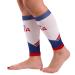 Zensah USA Compression Leg Sleeves - Calf Sleeve for Shin Splints Calf Strains - Great for Running Basketball Sports Medium Usa