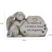 Sleeping Dog Angel Memorial Statue | Outdoor Dog Grave Marker | Sympathy Gift for Loss of Pet | Antique Stone Finish 8.86 inch - Buy Online on GoSupps.com
