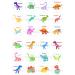 24 Dinosaur Names pre-cut edible cupcake wafer toppers - Buy Online on GoSupps.com