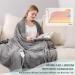Buy Coriwell Thermal Blanket | 180x130 cm Electric Heating Blanket with Auto Switch-Off 10 Heat Levels Washable Overheat Protection - Gray - Buy Online on GoSupps.com