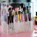 FOOCORDDY Clear Acrylic Makeup Brush Holder with Lid - Large Capacity Cosmetic Storage Organizer for Vanity - Buy Online on GoSupps.com