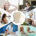 Aimisin Linen Bath Gloves Set for Deep Cleaning and Body Massage | Double Sided Shower Scrubber Mitts for Spa Experience - Buy Online on GoSupps.com