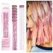 Clip in Hair Tinsel Kit POROLIR Pack of 6Pcs Glitter Fairy Tinsel Hair Extensions 20 Inch Shiny Hair Tinsel Heat Resistant Sparkly Strands Hair Accessories Festival Gift for Women Girls Kids (Glitter Pink) 20 Inch Gli...