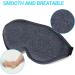 Zurzache Sleep Mask - 3D Comfort Light Blockout for Women and Men - Ultra Soft Eye Shade Cover for Sleeping, Travel, and Nap - Dark Grey - Buy Online on GoSupps.com