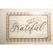 Decofoam Reversible Placemats Set of 2 - Blessed Grateful Design - 17 x 11 inches - Made in USA - Tan Brown - Buy Online on GoSupps.com