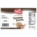Baker's Choice Natural Toasted Sesame Seeds - All Natural Seasoning for Baking and Cooking - Gluten-Free & Kosher - 4 Oz. Resealable Container - Buy Online on GoSupps.com