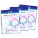 3 Pack - Total of 108 Sheets of Watercolor Paper (11.7" x 8.3") - Heavy Stock (98lb) Loose White Sheets. Perfect for Kids Students & Adults White Medium 3 Pack