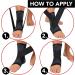 Dr. Wolf Ankle Compression Sleeve - Foot Brace for Plantar Fasciitis & Achilles Tendonitis Pain Relief - Men & Women Support for Volleyball, Tennis, Basketball, Soccer & Running (Medium) - Buy Online on GoSupps.com