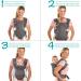 Infantino Flip Advanced 4-in-1 Carrier - Ergonomic Convertible Front and Back Carry - Grey - Buy Online on GoSupps.com