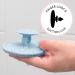 S&T INC. Silicone Body Scrubber and Shower Brush - Gentle Exfoliating Soft Bristle Brush - 3.5x4.5 Inch - Blue - 1 Pack - Buy Online on GoSupps.com