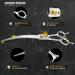 Dream REACH 8 Ergonomic Dog Fur Scissors - 440C Stainless Steel & Adjustable Screw - Professional Pet Grooming Tool for Dogs & Cats - Buy Online on GoSupps.com