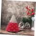 FOMIYES Christmas Tree Candles - Red Scented Tealight Decor for Holiday Tablescape | 9X8.8X8.5CM - Buy Online on GoSupps.com