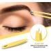 KICHLY Professional Eyebrow Tweezers Set - 4 Multi-Colored Tweezers & Travel Leather Case for Precision Plucking - Buy Online on GoSupps.com