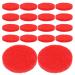 Zerodeko 100pcs 2.2cm Replacement Refill Pads for Diffuser Necklace Diffuser Bracelet Car Diffuser Vent Clip Red
