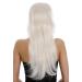 Buy WIG ME UP GF-W09-60 Long Straight Layered Bangs Wig - White Blonde Platinum International Shipping Available - Buy Online on GoSupps.com