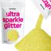 Hemway Ultra-Schein-Glitter Mikrofeiner 1/256" 0.1MM Cosmetic Safe - Sand Gold Sand Gold Microfine - 100g