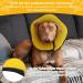 Bonthe Halskrause Dog Collar - Breathable Elizabethan Soft Protective Dog Collar for Post-Op Care Adjustable with Leak Protection - Prevent Licking from Wounds (Yellow) - Buy Online on GoSupps.com
