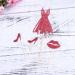 BESTOYARD 2 Sets Cake Toppers Glitter High Heel Shape Cupcake Toppers for Happy Birthday Party Decor (Red) - Buy Online on GoSupps.com