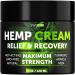 SWIZON Natural Hemp Cream for Muscles Joints Neck Back Elbows - Hemp Oil Muscle Relaxer Cream to Soothe Discomfort - Hemp Oil Extract Gel with Arnica Msm Turmeric Menthol Rub - 4 oz 4 Ounce (Pack of 1)