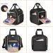 Prokva Travel Makeup Bag with 5 Removable Cases - Large Cosmetic Organizer with Strap and Storage Pockets - Black (Patented Design) - Buy Online on GoSupps.com