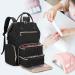 BAFASO Nail Polish Organizer Backpack - Holds 56 Bottles, Nail Lamp, and Tools - Black - Buy Online on GoSupps.com