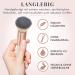 12-Part Rose Gold Makeup Brush Set | Foundation Powder & Eye Brushes with Chic Marble Storage Bag | Lily England Professional - Buy Online on GoSupps.com