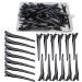 Huaziz 40 pieces 9cm alligator hair clips hair clips crocodile terminals hairpise metal ideal for hairstyle and other hair accessories but also great for tinkering black 40 pieces alligator hair clip 90mm