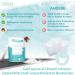 Nasal Shower Set - 120x Nose Rinsing Salt (300g) | Measurement Spoon & Attachments for Adults & Kids | Premium Nasal Hygiene | Tampen - Buy Online on GoSupps.com
