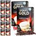 SOL 120pk (12 x 10pk) Mokate Coffee Sachets Cappuccino Classic Sachet Coffee Sticks Instant Coffee Sachets Individual Coffee Sachets Coffee Sachets Individually Wrapped Coffee Sachet + Stickers