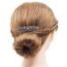 Rivelle Vintage Silver Hair Clip for Ladies - 6.8 cm Traditional Wedding Hair Accessory - Buy Online on GoSupps.com