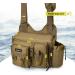 Gonex Fishing Tackle Backpack with 3600 Tackle Box | Khaki Sling Bag for Fly Fishing, Hiking, Hunting | Removable Shoulder Strap, Rod Holder | Men and Women - Includes 2 Tackle Boxes - Buy Online on GoSupps.com