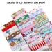 50-Piece 2.4 Jelly Fabric Bundles for Quilting and Crafts - Assorted Patterns Fabric Strips Roll for DIY Projects - Buy Online on GoSupps.com