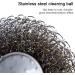 2 Pcs Steel Wool Scrubber with Handle Heavy Duty Dish Scrubber Kitchen Cleaning Brush for Pots Pans Grills Sink - Buy Online on GoSupps.com