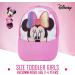 Disney Minnie Mouse Toddler Girls Pink Baseball Cap | Ages 2-4 | Adjustable Velcro Closure - Pink/White - Buy Online on GoSupps.com