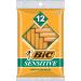 BIC Single Blade Razor, Sensitive, 12 ct 12 Count (Pack of 1)