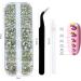 YHMQ DU 3792PCS White AB Rhinestones Kit for Crafts and Nail Art - Glass Diamonds with Tweezers and Picking Pen - 6 Sizes Included - Buy Online on GoSupps.com