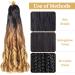 Ainimiu French Curly Braiding Hair 22 Inch 8 Packs - Pre Stretched Bouncy Braiding Hair- Loose Wavy Braiding Hair Synthetic Hair Extensions for Black Women 22 Inch(pack of 8) 1B/30/27 - Buy Online on GoSupps.com