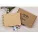Potricher 12.2 x 8.5 Inch Hardcover Kraft Scrapbook Photo Album - 80 Pages - Wedding Anniversary Family Album (Brown) - Buy Online on GoSupps.com