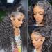 24 inch Water Wave Brazilian Human Hair Wig | HD Transparent Lace Front | Pre Plucked with Baby Hair | 150% Density Natural Color | 13x4 Wet and Wavy Wig for Black Women - Buy Online on GoSupps.com