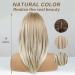 Long Layered Blonde Wig with Bangs - Synthetic Hair - Mixed Blonde - Buy Online on GoSupps.com
