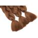  24" Black to Brown Yaki Texture Hair Extensions 24 Inch Easy Braid Synthetic Fiber Corchet Braids One Piece - Buy Online on GoSupps.com