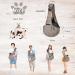 Cuby Dog & Cat Carrier Bag - Adjustable Straps Zip Pocket Small Dog Travel Bag (Gray Push Button Coffee Brown) - Buy Online on GoSupps.com